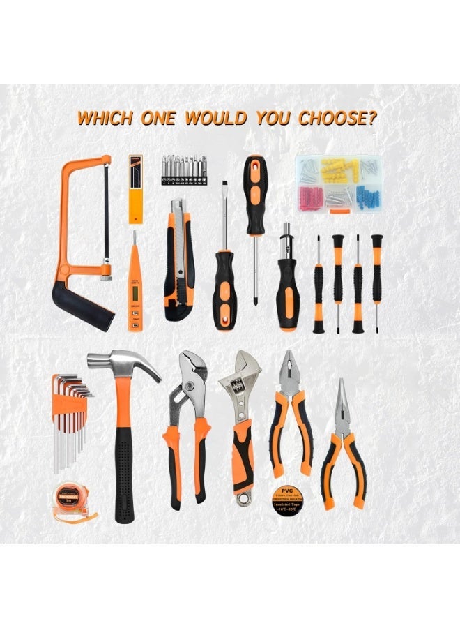 Inabyte Ramadan Home Essential | 100-Piece General Manual Repair Tool Set with Toolbox, Ideal for Home Maintenance, Dorm Use & DIY Projects (For College Students) - Image 3